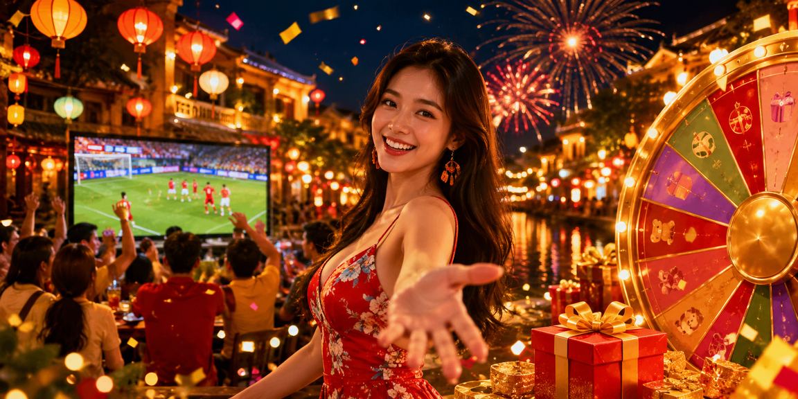 Người tham gia rút thăm may mắn tại chợ đêm Hội An trên nền tảng trực tuyến